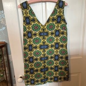 Topshop Multicolor Patterned Mini Dress